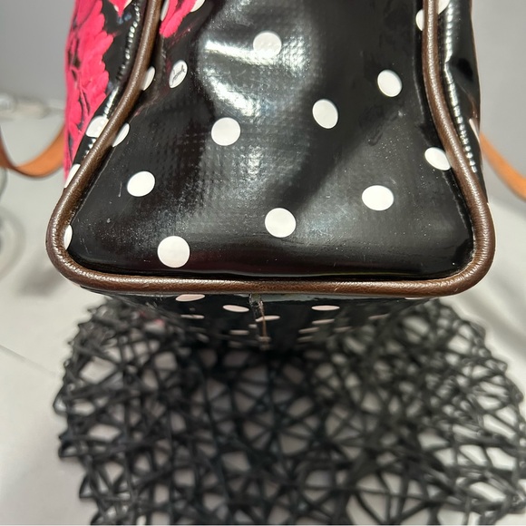 Consuela Black Polka Dot/Pink Valentina Tote - Picture 16 of 16